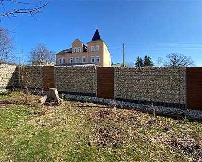 Zaunbau-Chemnitz - Gabionenzaun
