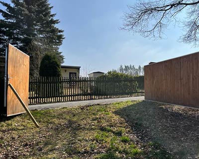Zaunbau-Chemnitz - Toranlage